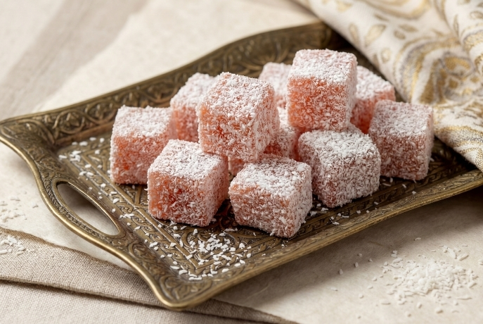 Lokum Safran Hindistan Cevizli