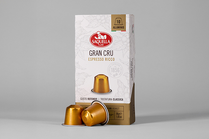 Saquella Espresso Ricco Kapsül Kahve 50 g